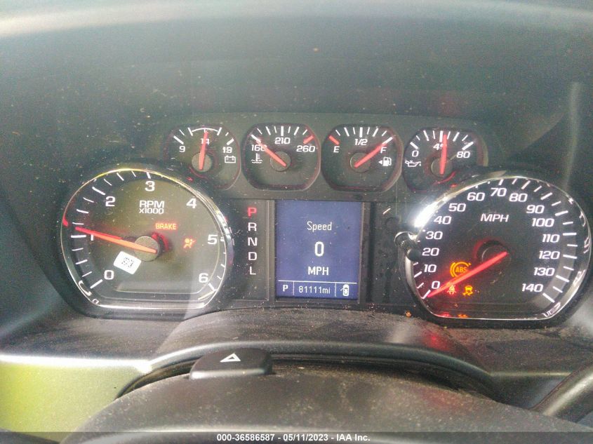 2017 CHEVROLET SILVERADO 1500 CUSTOM - 1GCVKPEC1HZ205622