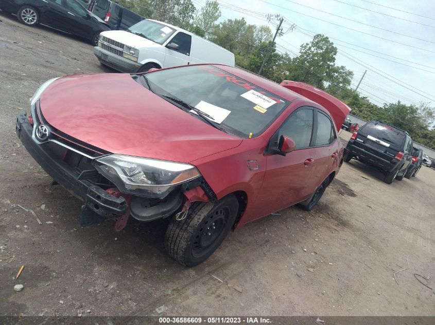 2016 TOYOTA COROLLA L/LE/S/S PLUS/LE PLUS - 2T1BURHE8GC607734