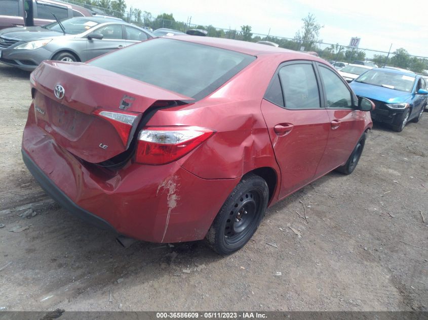 2016 TOYOTA COROLLA L/LE/S/S PLUS/LE PLUS - 2T1BURHE8GC607734