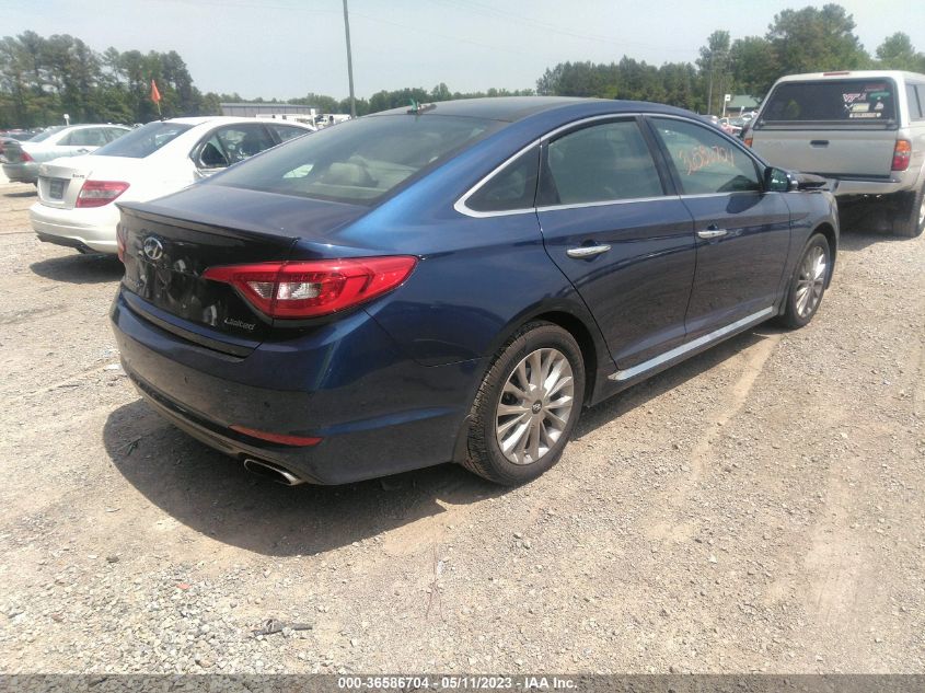 2015 HYUNDAI SONATA 2.4L LIMITED - 5NPE34AF4FH131435