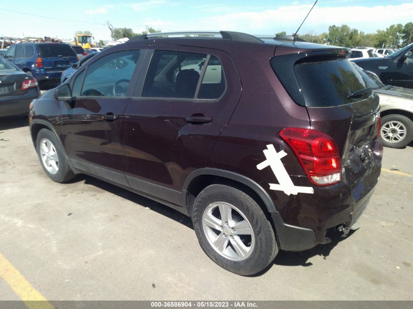 2021 CHEVROLET TRAX LT - KL7CJLSB1MB305329