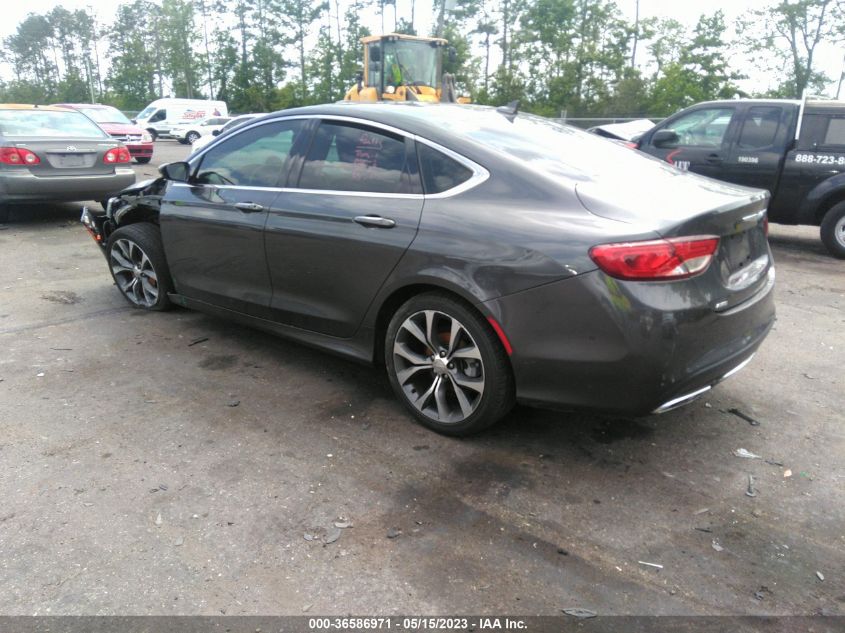 2015 CHRYSLER 200 C - 1C3CCCEG7FN620422