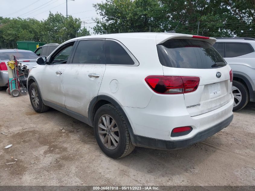 2019 KIA SORENTO LX V6 - 5XYPG4A54KG570429