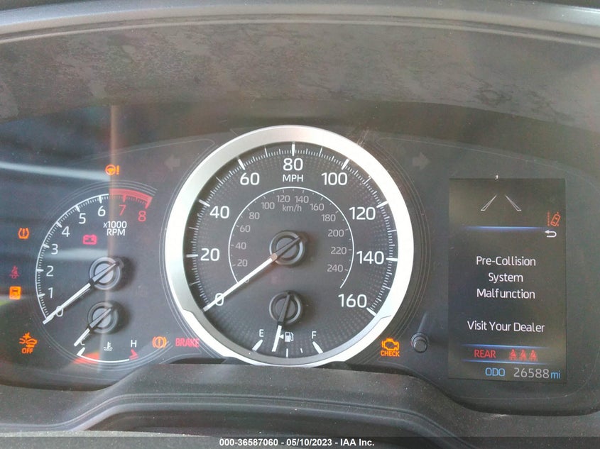 VIN 5YFEPMAEXNP273284 2022 TOYOTA COROLLA LE