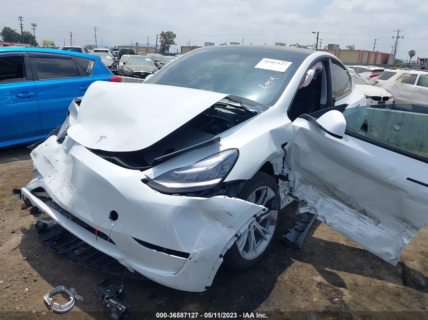 VIN 7SAYGDEE2PA065907 2023 TESLA MODEL Y LONG RANGE