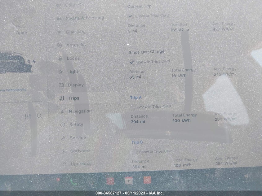 VIN 7SAYGDEE2PA065907 2023 TESLA MODEL Y LONG RANGE