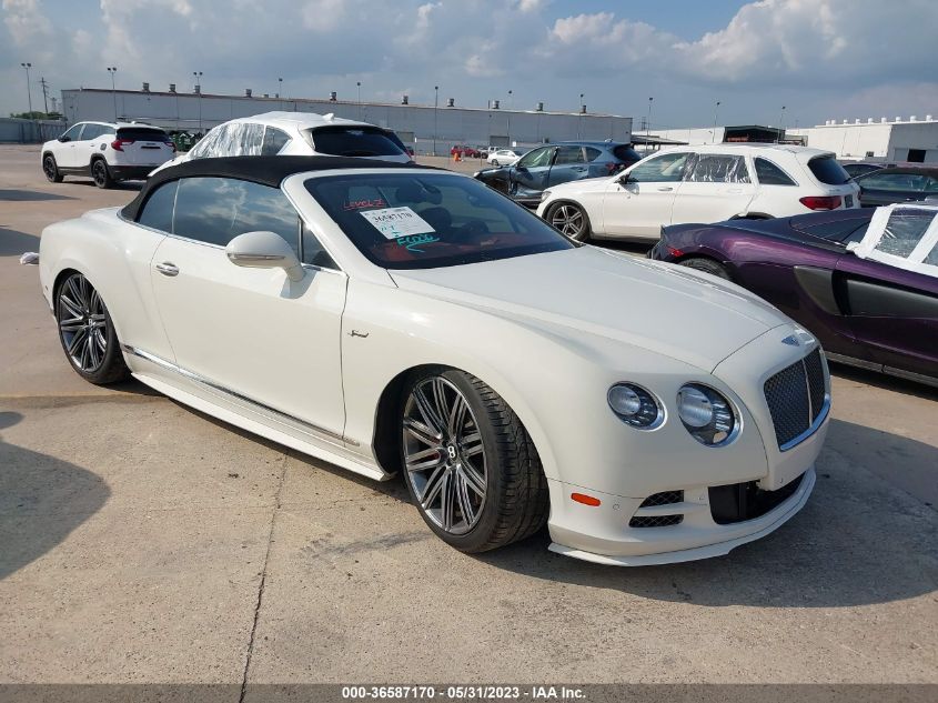 2015 BENTLEY CONTINENTAL GT SPEED - SCBGJ3ZA2FC049218