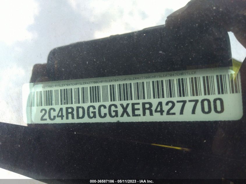2014 DODGE GRAND CARAVAN SXT - 2C4RDGCGXER427700