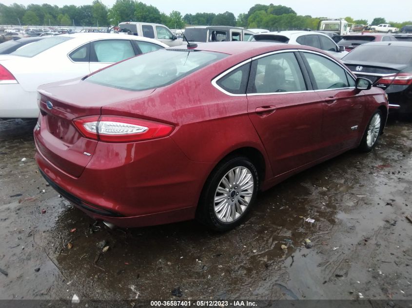 2016 FORD FUSION ENERGI SE LUXURY - 3FA6P0PU3GR337194