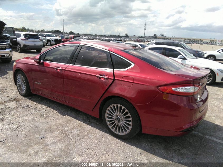 2013 FORD FUSION TITANIUM HYBRID - 3FA6P0RU1DR368954