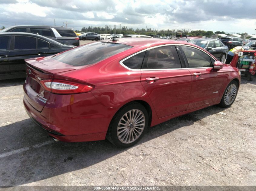 2013 FORD FUSION TITANIUM HYBRID - 3FA6P0RU1DR368954