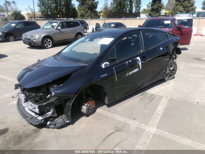 VIN JTDKAMFU4N3160640 2022 TOYOTA PRIUS L