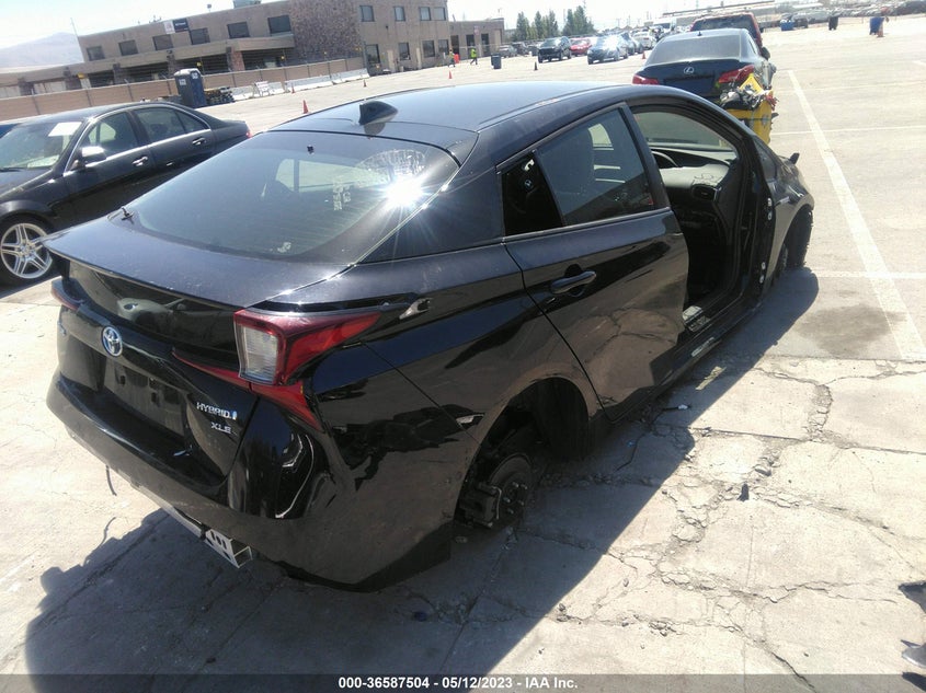 VIN JTDKAMFU4N3160640 2022 TOYOTA PRIUS L
