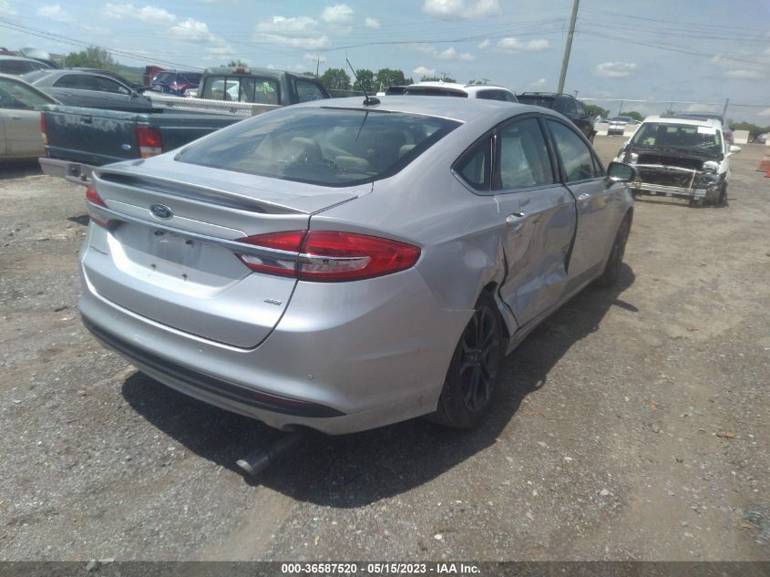 2018 FORD FUSION SE - 3FA6P0H72JR265114