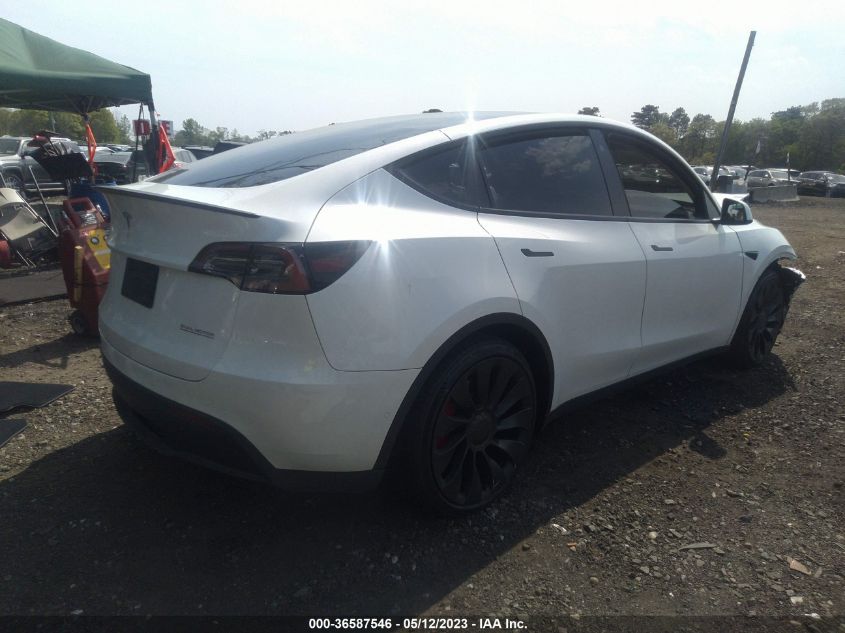 2022 TESLA MODEL Y PERFORMANCE - 7SAYGDEF8NF532949