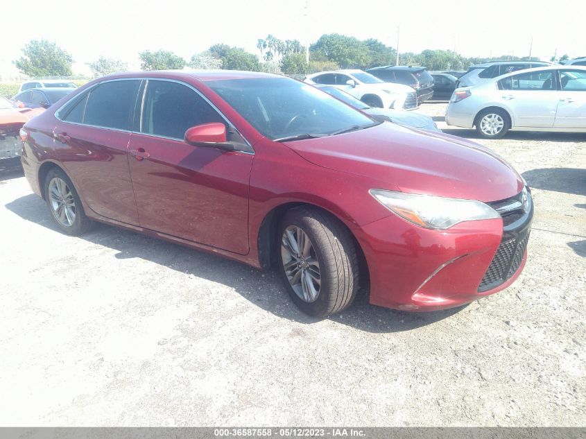 2016 TOYOTA CAMRY SE - 4T1BF1FK9GU587531
