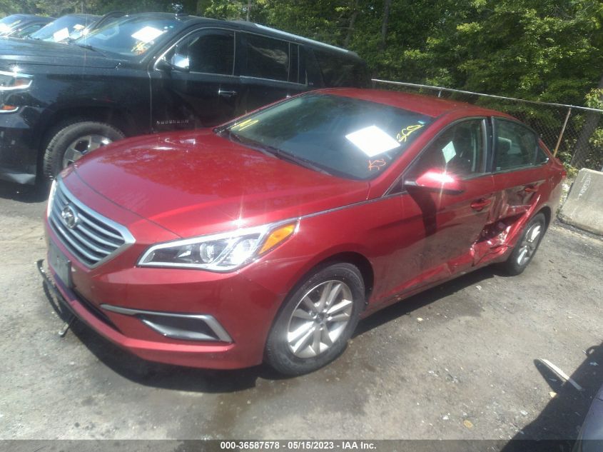 2016 HYUNDAI SONATA 2.4L SE - 5NPE24AF0GH262978