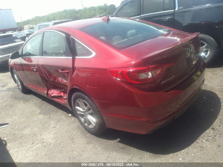 2016 HYUNDAI SONATA 2.4L SE - 5NPE24AF0GH262978