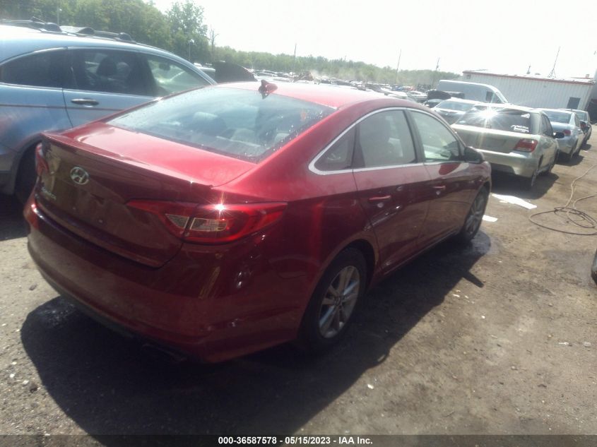 2016 HYUNDAI SONATA 2.4L SE - 5NPE24AF0GH262978