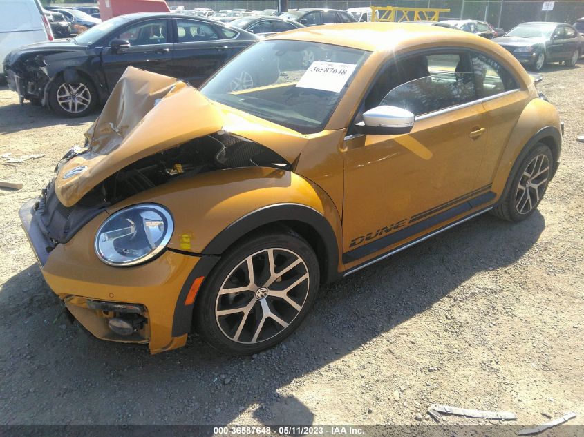 2016 VOLKSWAGEN BEETLE COUPE 1.8T DUNE - 3VWS17AT5GM631550