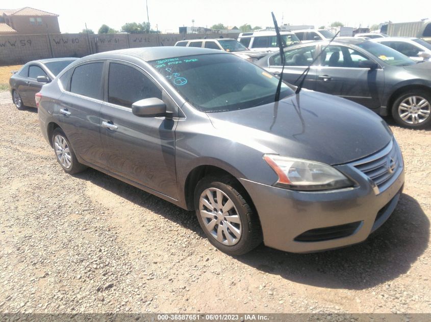 2015 NISSAN SENTRA SR/SL/S/SV/FE+ S - 3N1AB7AP8FL654553