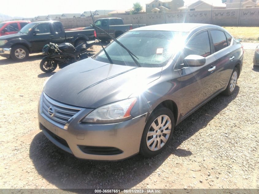 2015 NISSAN SENTRA SR/SL/S/SV/FE+ S - 3N1AB7AP8FL654553