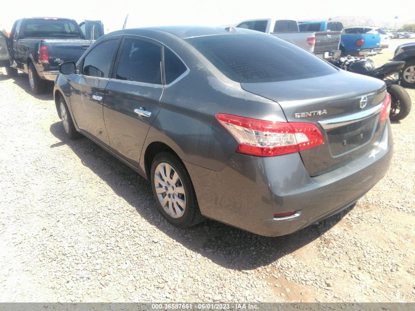 2015 NISSAN SENTRA SR/SL/S/SV/FE+ S - 3N1AB7AP8FL654553