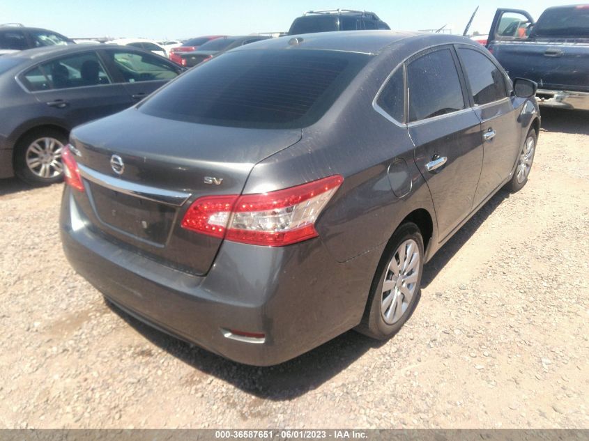2015 NISSAN SENTRA SR/SL/S/SV/FE+ S - 3N1AB7AP8FL654553