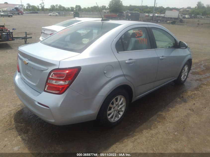 2017 CHEVROLET SONIC LT - 1G1JD5SB0H4155374