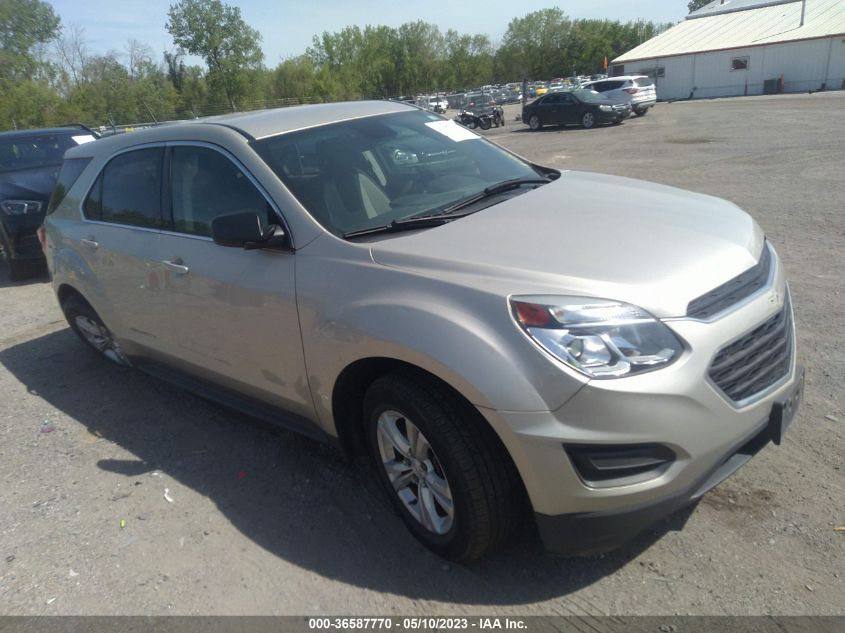 2016 CHEVROLET EQUINOX LS - 2GNALBEK3G1177021