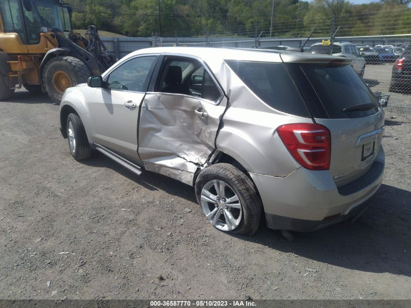 2016 CHEVROLET EQUINOX LS - 2GNALBEK3G1177021