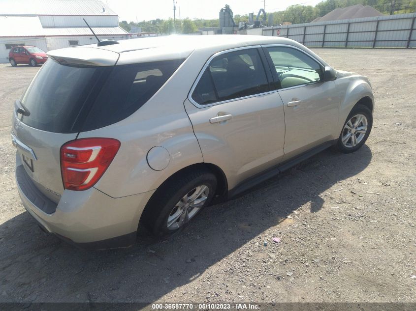 2016 CHEVROLET EQUINOX LS - 2GNALBEK3G1177021