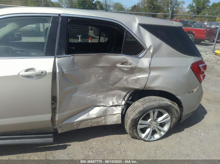 2016 CHEVROLET EQUINOX LS - 2GNALBEK3G1177021