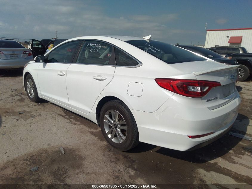 2017 HYUNDAI SONATA SE - 5NPE24AF0HH454175