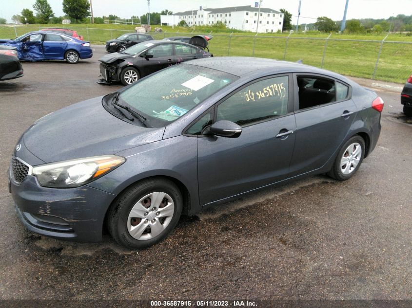 2015 KIA FORTE LX - KNAFX4A61F5359009