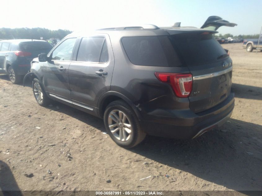 2017 FORD EXPLORER XLT - 1FM5K7DH9HGB66170