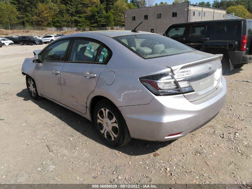 2015 HONDA CIVIC HYBRID - 19XFB4F29FE200475