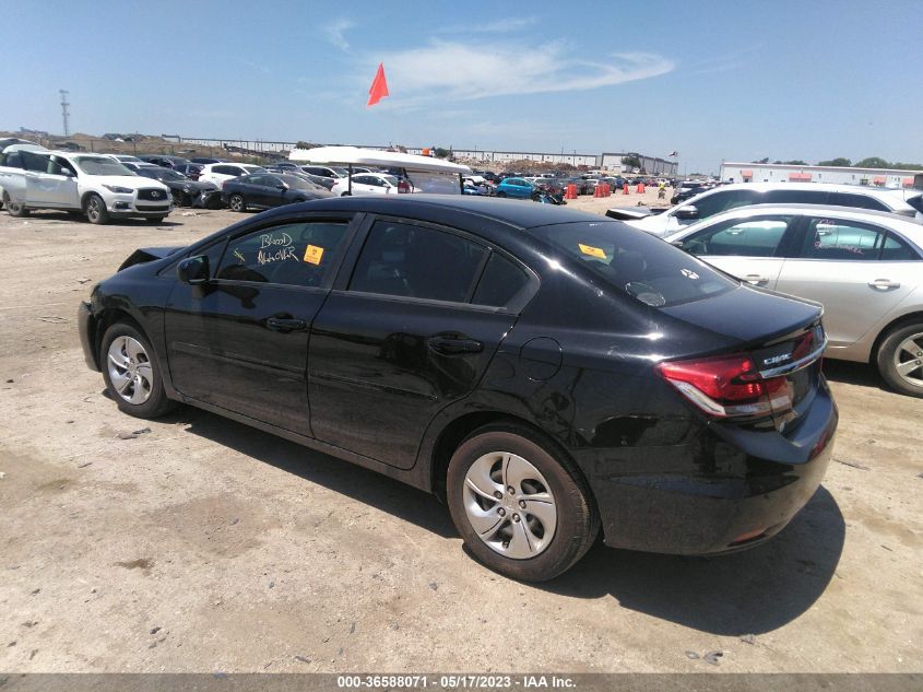 2014 HONDA CIVIC SEDAN LX - 2HGFB2F56EH508089
