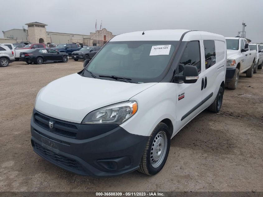 2015 RAM PROMASTER CITY CARGO VAN TRADESMAN ZFBERFAT9F6A76500