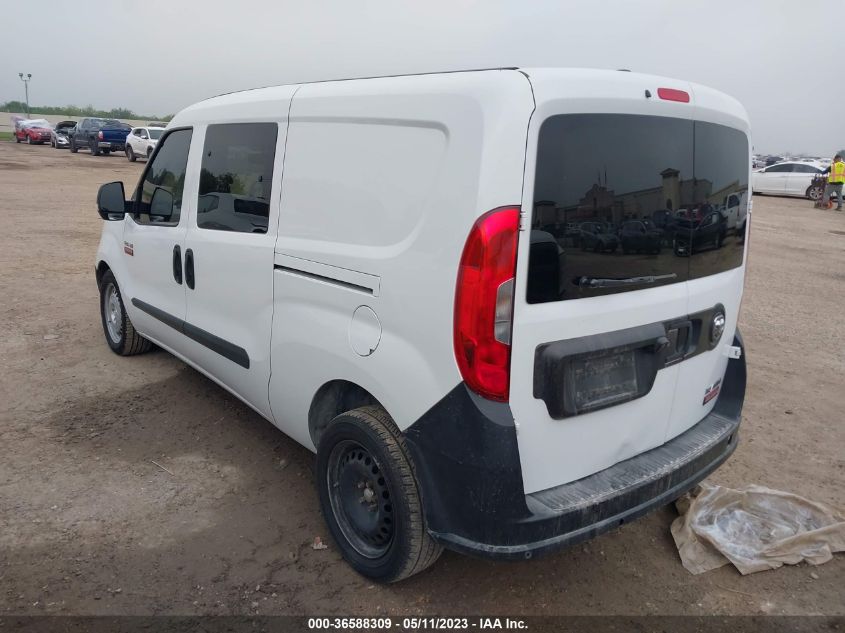 2015 RAM PROMASTER CITY CARGO VAN TRADESMAN ZFBERFAT9F6A76500