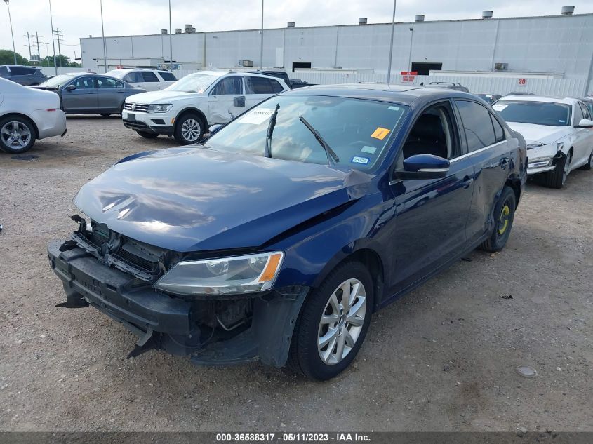 2013 VOLKSWAGEN JETTA SEDAN SE W/CONVENIENCE/SUNROOF - 3VWDX7AJ6DM424330