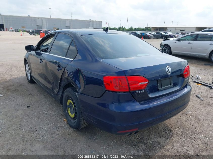 2013 VOLKSWAGEN JETTA SEDAN SE W/CONVENIENCE/SUNROOF - 3VWDX7AJ6DM424330