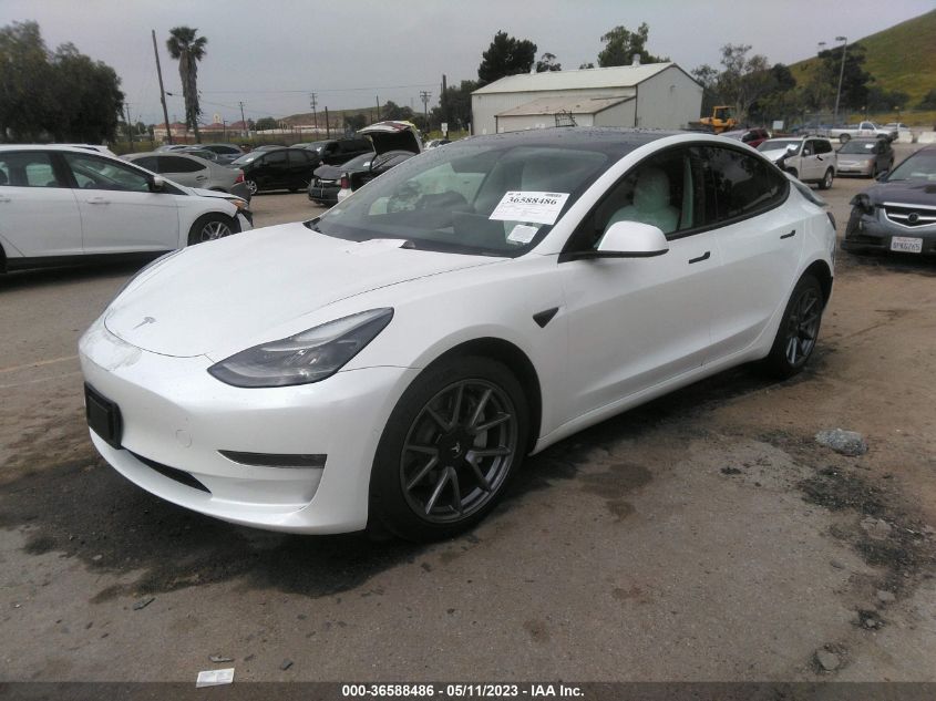 2021 TESLA MODEL 3 LONG RANGE - 5YJ3E1EB0MF937033