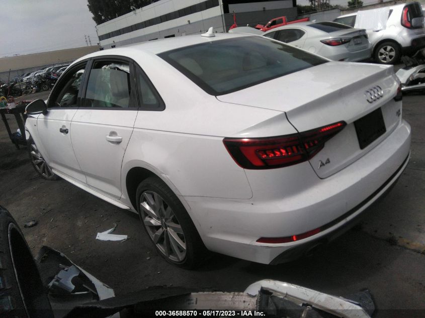 2018 AUDI A4 PREMIUM - WAUKMAF41JN010454