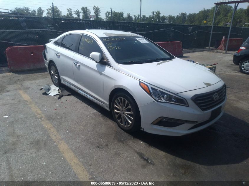 2015 HYUNDAI SONATA 2.4L LIMITED - 5NPE34AF8FH100463