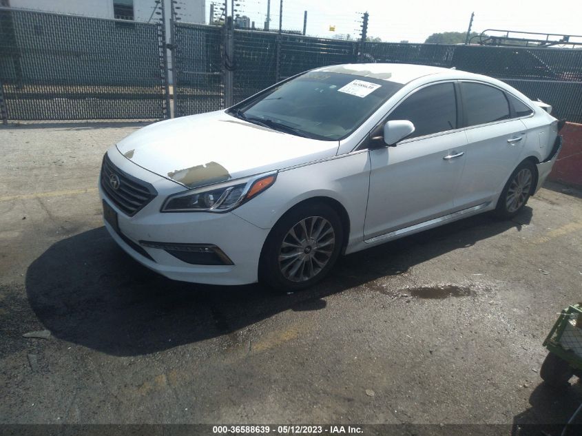 2015 HYUNDAI SONATA 2.4L LIMITED - 5NPE34AF8FH100463