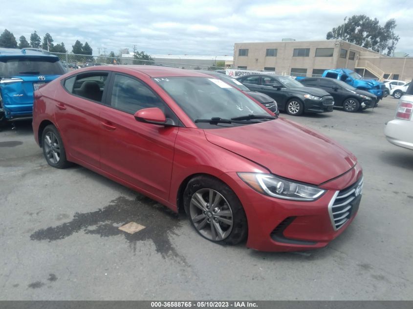 2018 HYUNDAI ELANTRA SEL - 5NPD84LF5JH296462