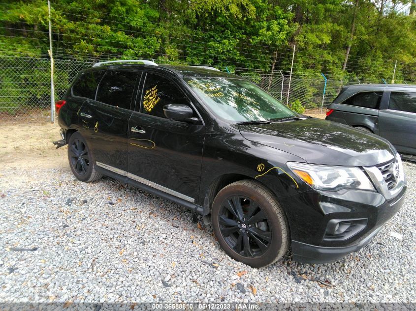 2017 NISSAN PATHFINDER PLATINUM - 5N1DR2MN0HC659078