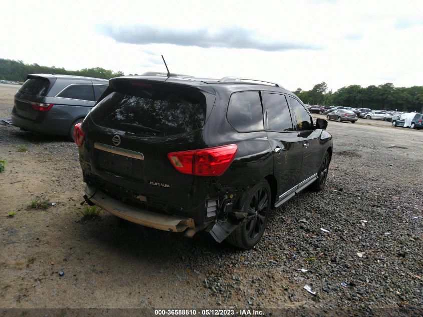 2017 NISSAN PATHFINDER PLATINUM - 5N1DR2MN0HC659078