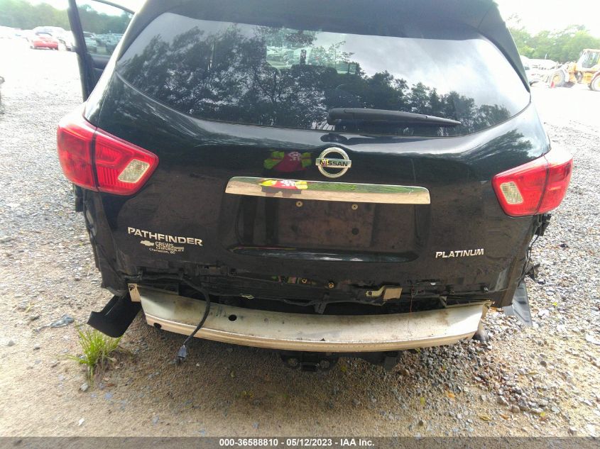 2017 NISSAN PATHFINDER PLATINUM - 5N1DR2MN0HC659078
